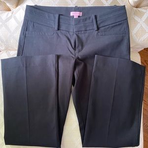 Lilly Pulitzer Navy Cotton Blend Trousers size 10